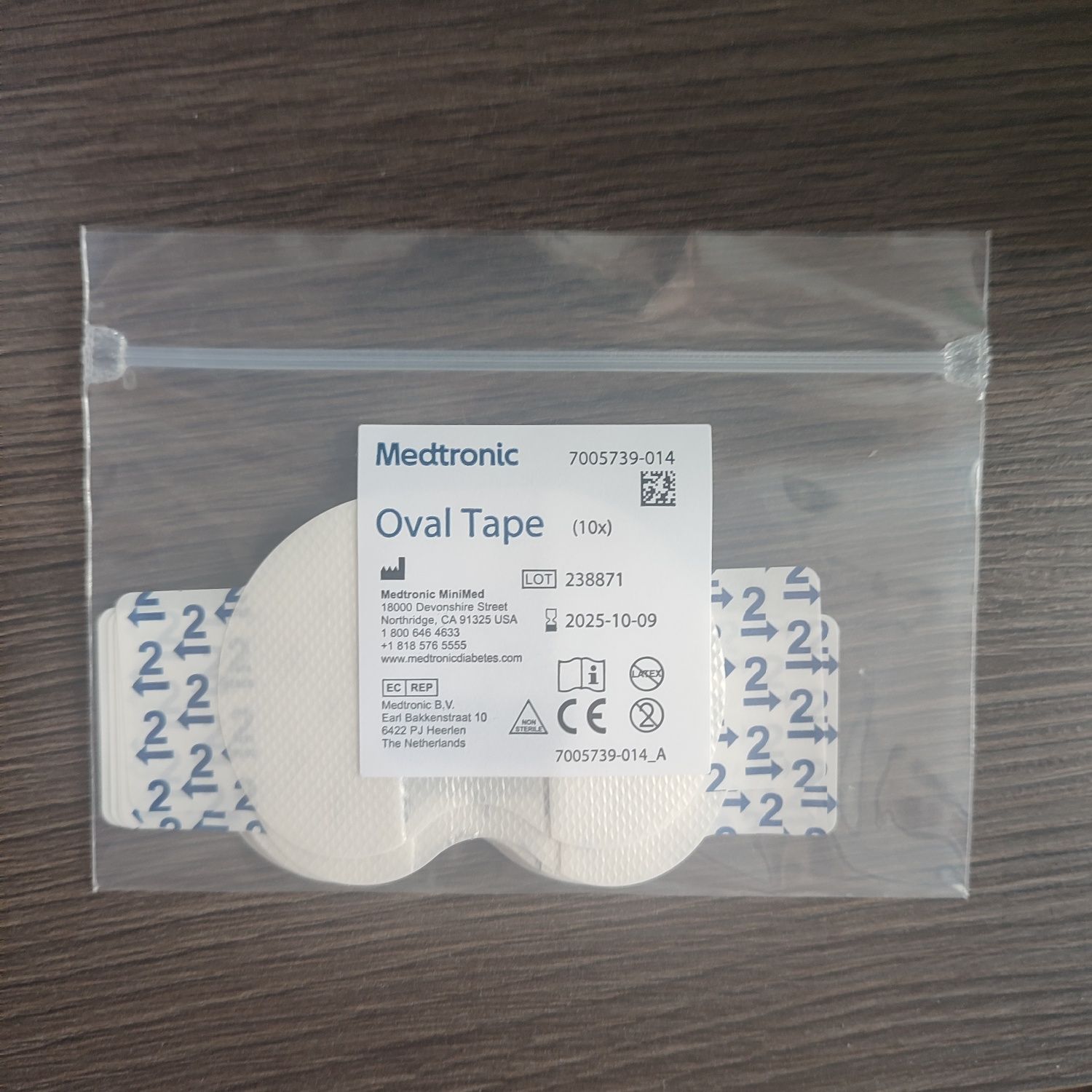 OVAL TAPE plastry zabezpieczające sensory Guardian Medtronic