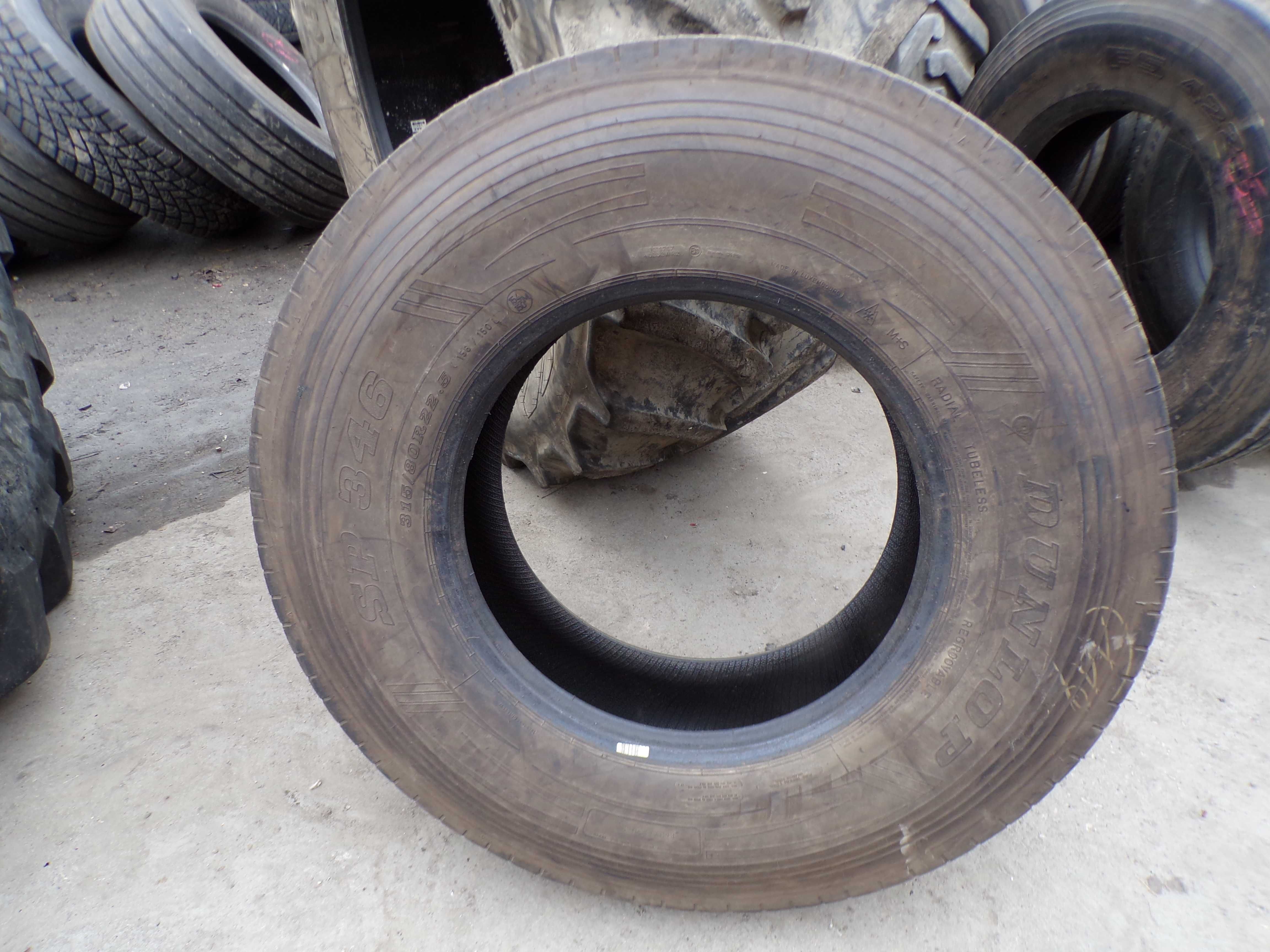 opona 315/80R22.5 DUNLOP SP346 (1000 netto)