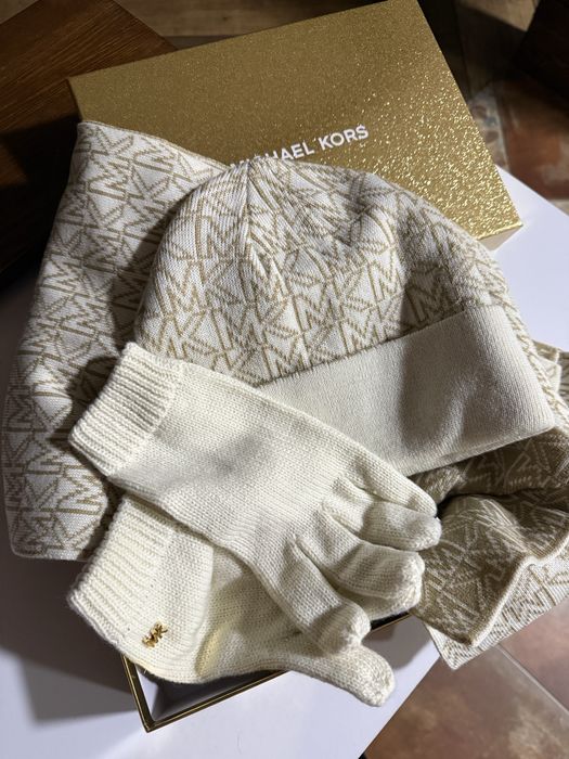 Шапка шарф рукавиці Michael Kors