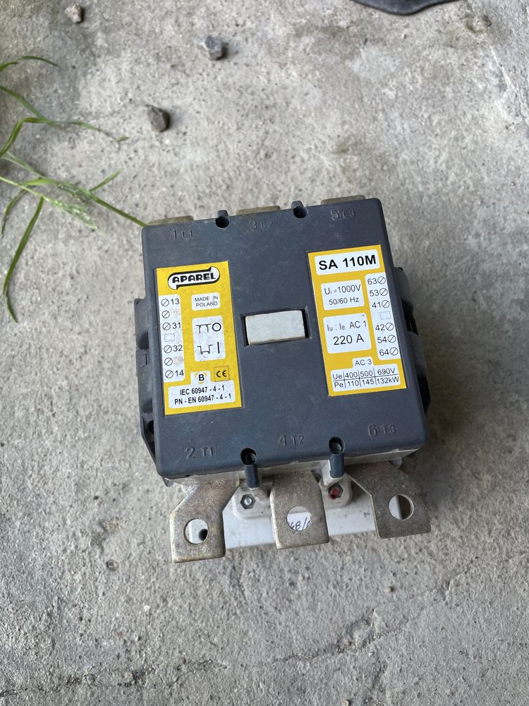 APAREL SA 110M stycznik 220A 220V 230V 380V 50Hz