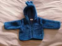 Futrzana kurteczka-bluza niemowlęca (r.74) 5 10 15 + czapeczka Pinokio