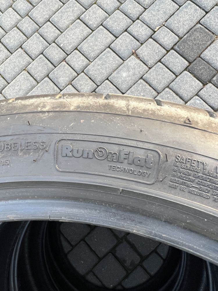 Opony Letnie Dunlop 225/45/19 run flat jak nowe 4 szt. 2019 rok