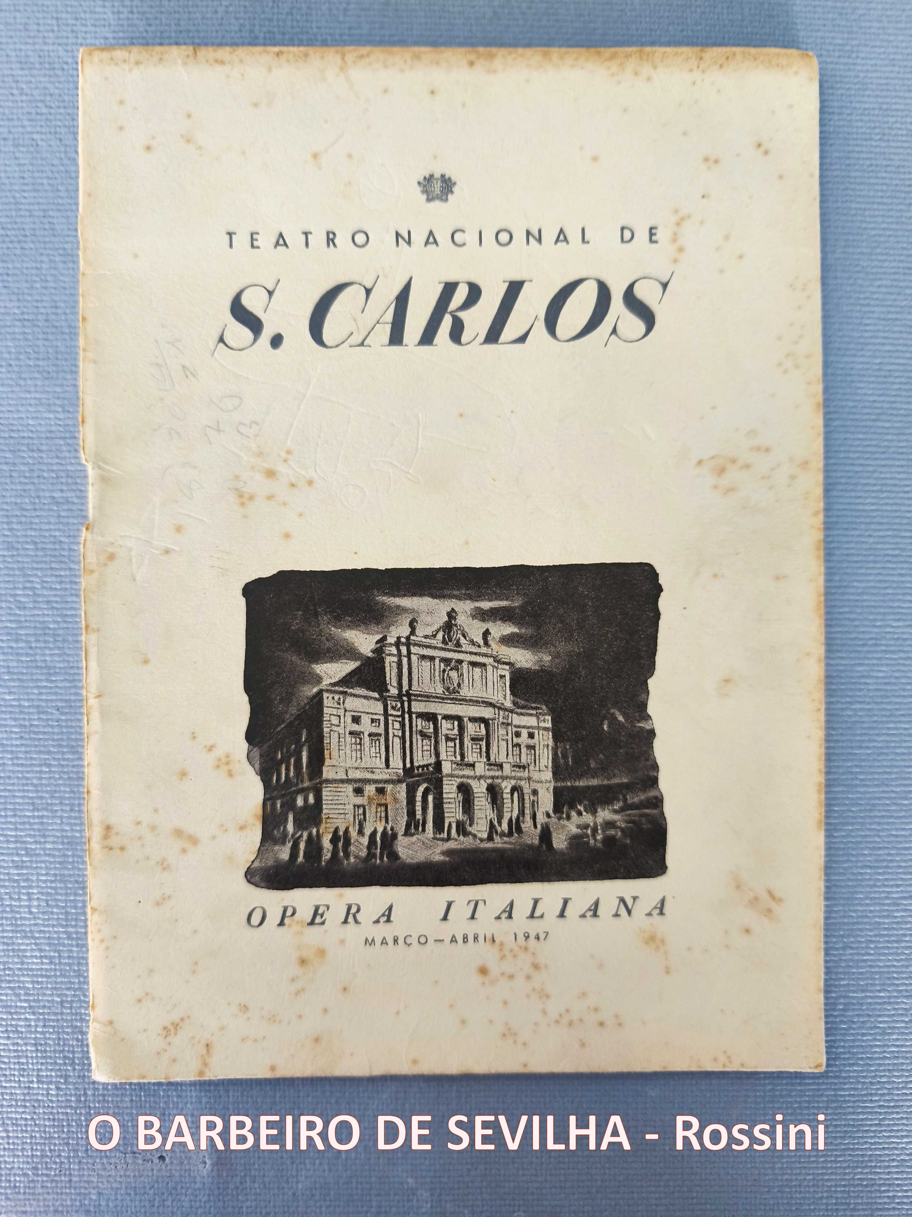 O BARBEIRO DE SEVILHA - Rossini
Programa e argumento