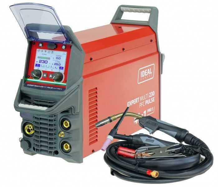 Spawarka Ideal EXPERT MULTI 230 PFC PULSE 4in1 Pro5 + 5kg SG2