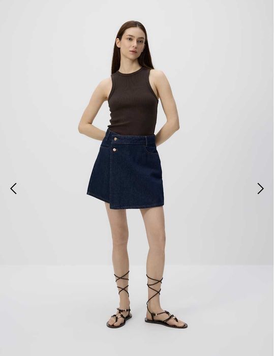 RESERVED—Jeansowe Spódnico-Szorty—M 38