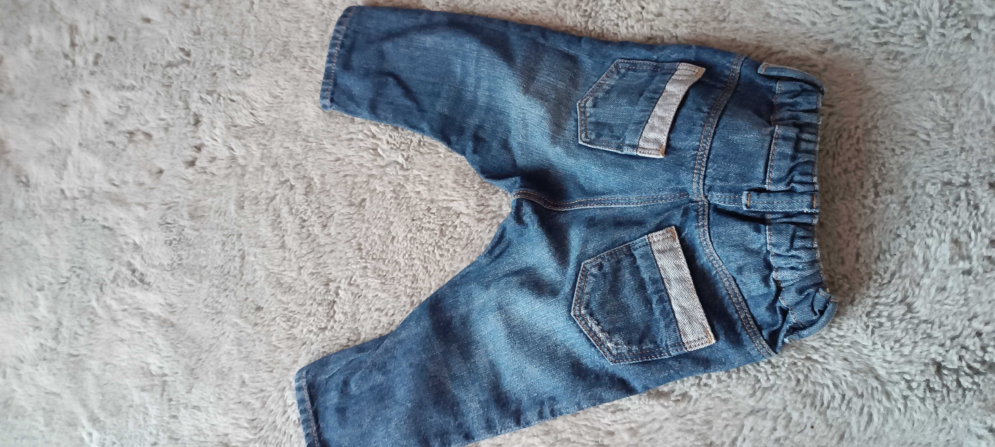 Jeansy spodnie dla chłopca h&m 80 nowe