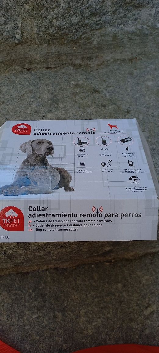 Colar  para treinamento de cães.