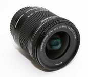 Canon EF-S 10-18mm 1:4.5-5.6 IS STM com parasol e caixa