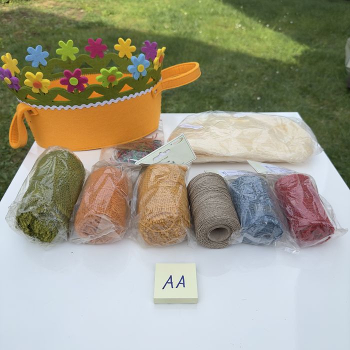 [AA] Jutowe materiały do rękodzieła do dekoracji do ogrodu