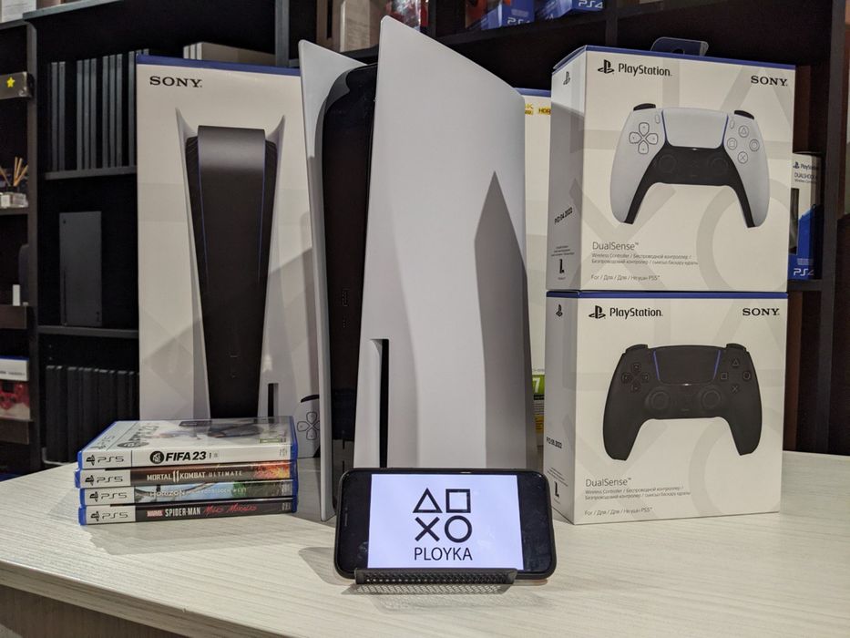 Магазин! Sony PlayStation 5 825GB BluRay! + Гарантия + Игрі