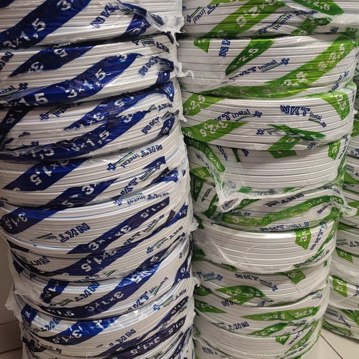 NKT kabel przewód płaski 3x1.5 i 3x2.5 firmy NKT