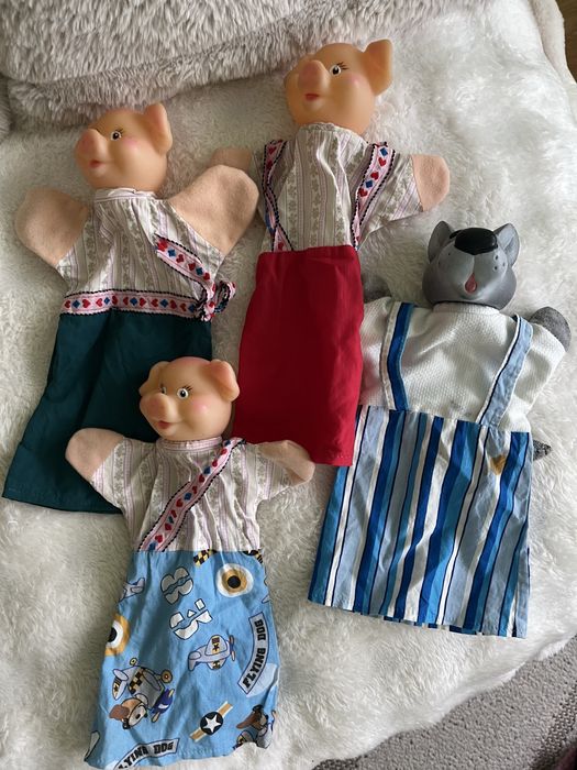 Pacynki na rękę komplet albo pojedynczo