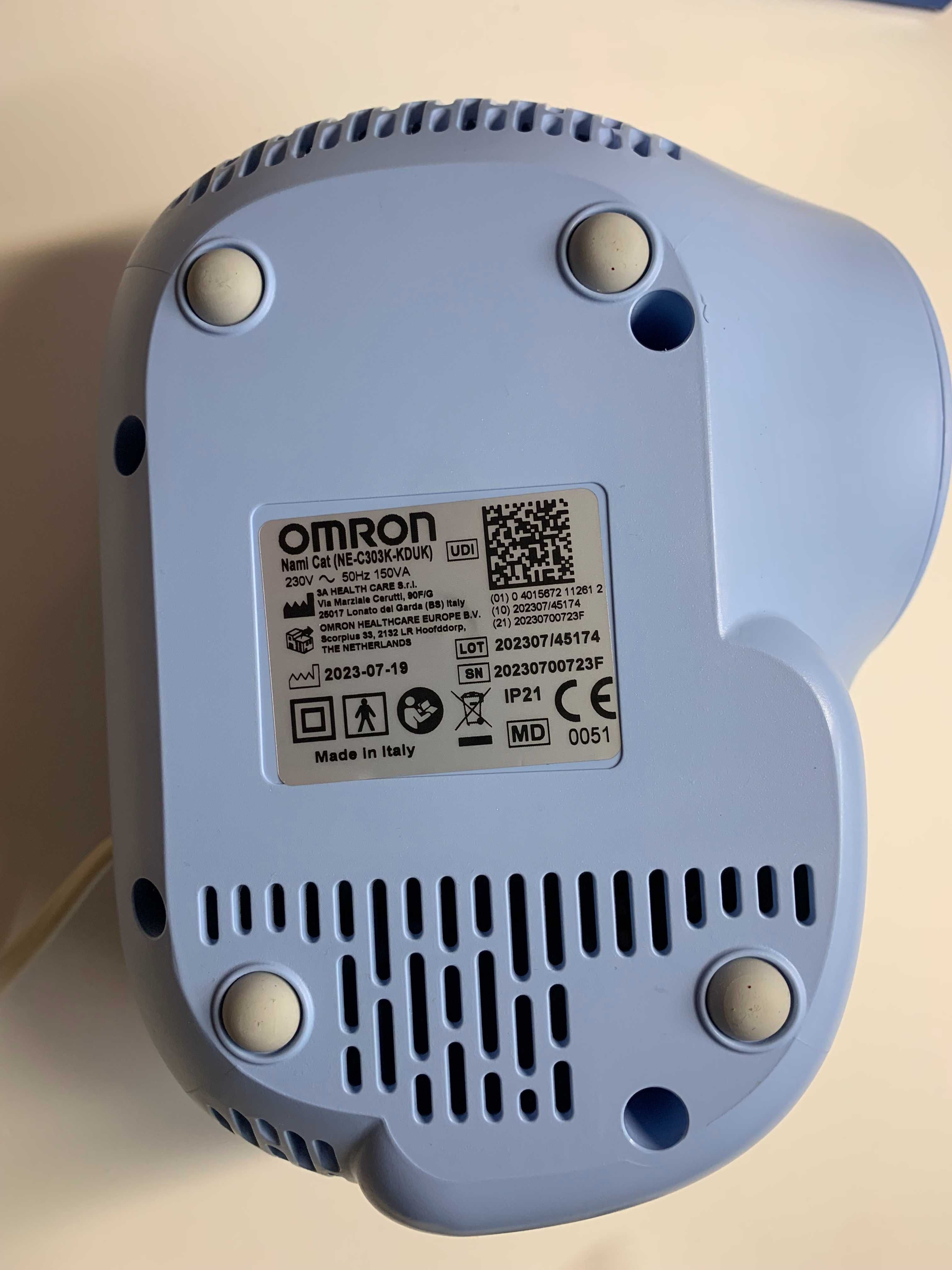 OMRON Nami Cat Inhalator nebulizator kompresorowy dla dzieci