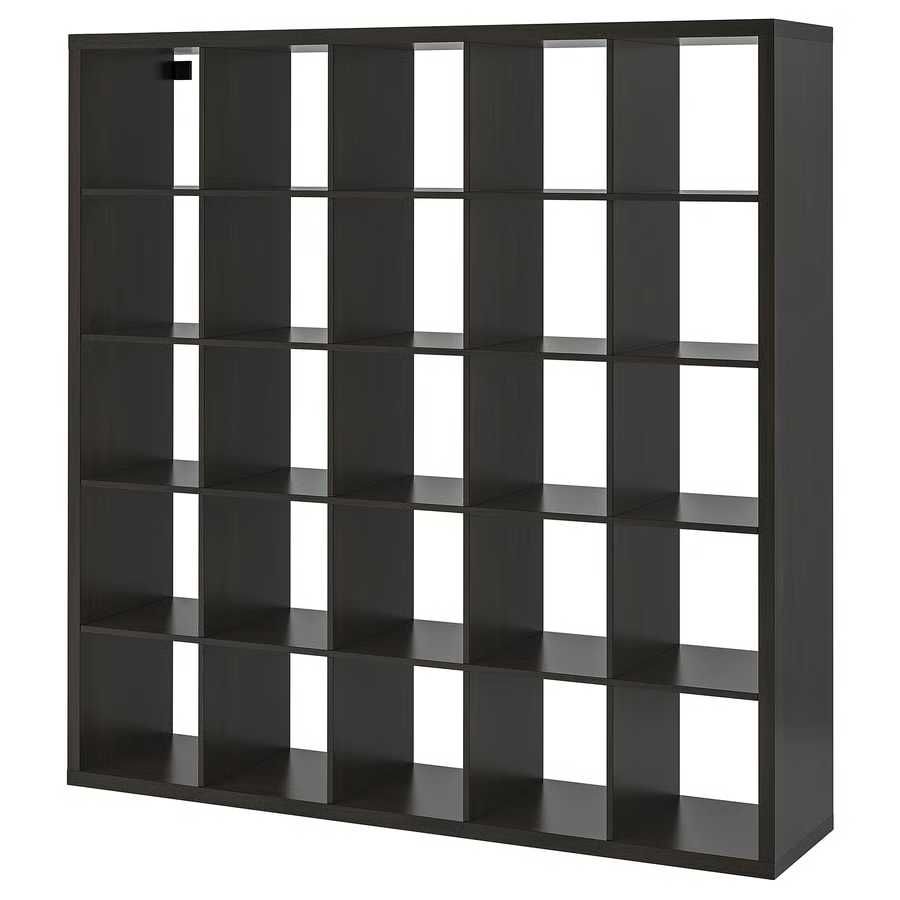 Szafa Regał Ikea Kallax czarnybrąź 5x5 +3 półki