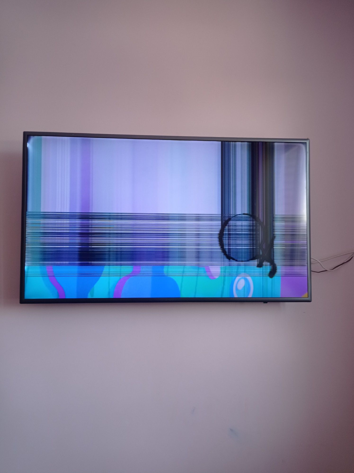 Телевізор  Samsung UE49K5500AWXXH розбита матриця