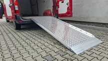 Rampa Aluminiowa 275x100cm RANTY do 800kg Podjazd pod Maszyny Paleciak