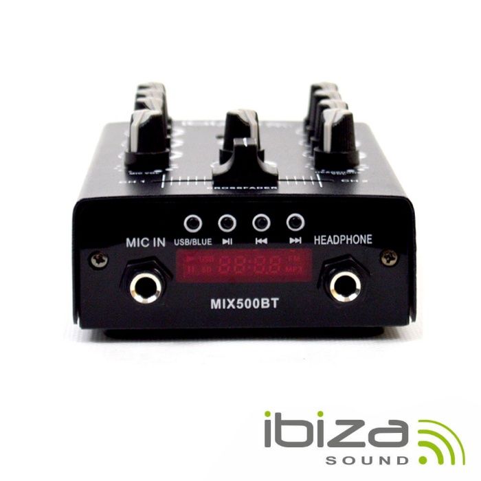 Mesa de mistura 2 canais USB/REC/Bluetooth - IBIZA