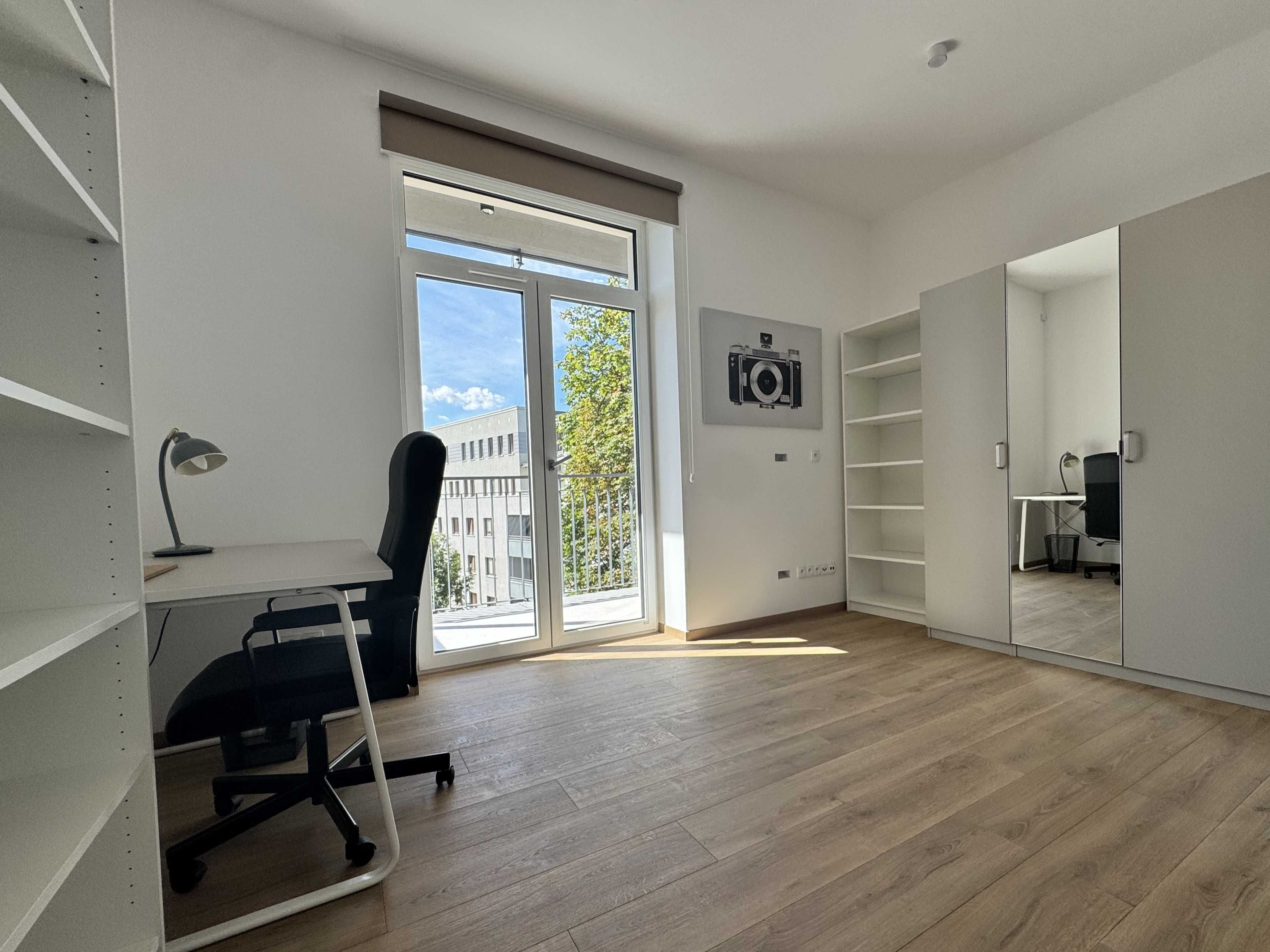 Pokój do wynajęcia w centrum Krakowa – ul. Lea (Krowodrza) – 14,7m2
