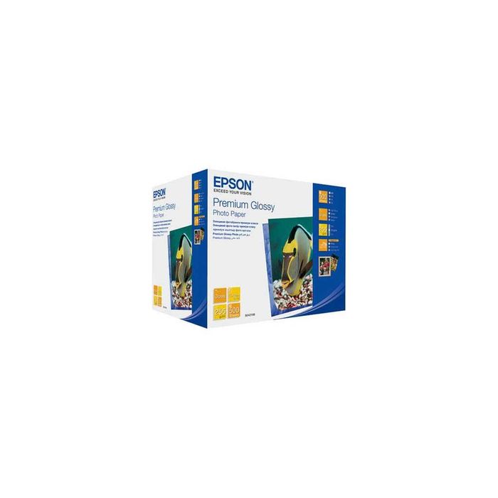 Фотопапір EPSON 130x180 mm Premium Glossy Photo Paper, 500л. C13S042