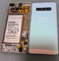 Płytka baterii z baterią i aparatami Galaxy S10+ Klapka Ceramic White