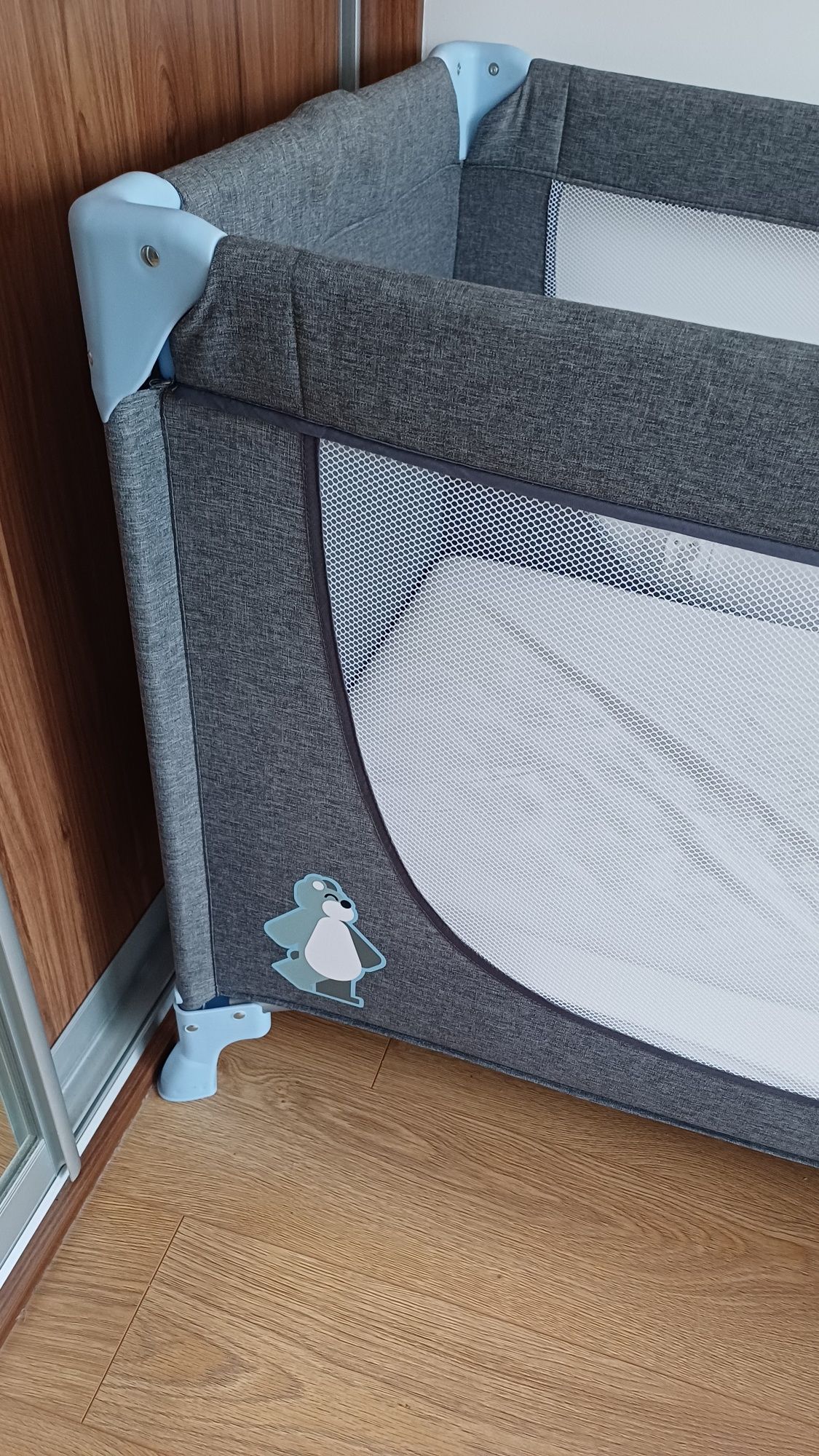 Kinderkraft joy lozeczko turystyczne plus materac Fikimiki sensitive