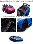 Lamborghini XXL A8803 Białe 24V