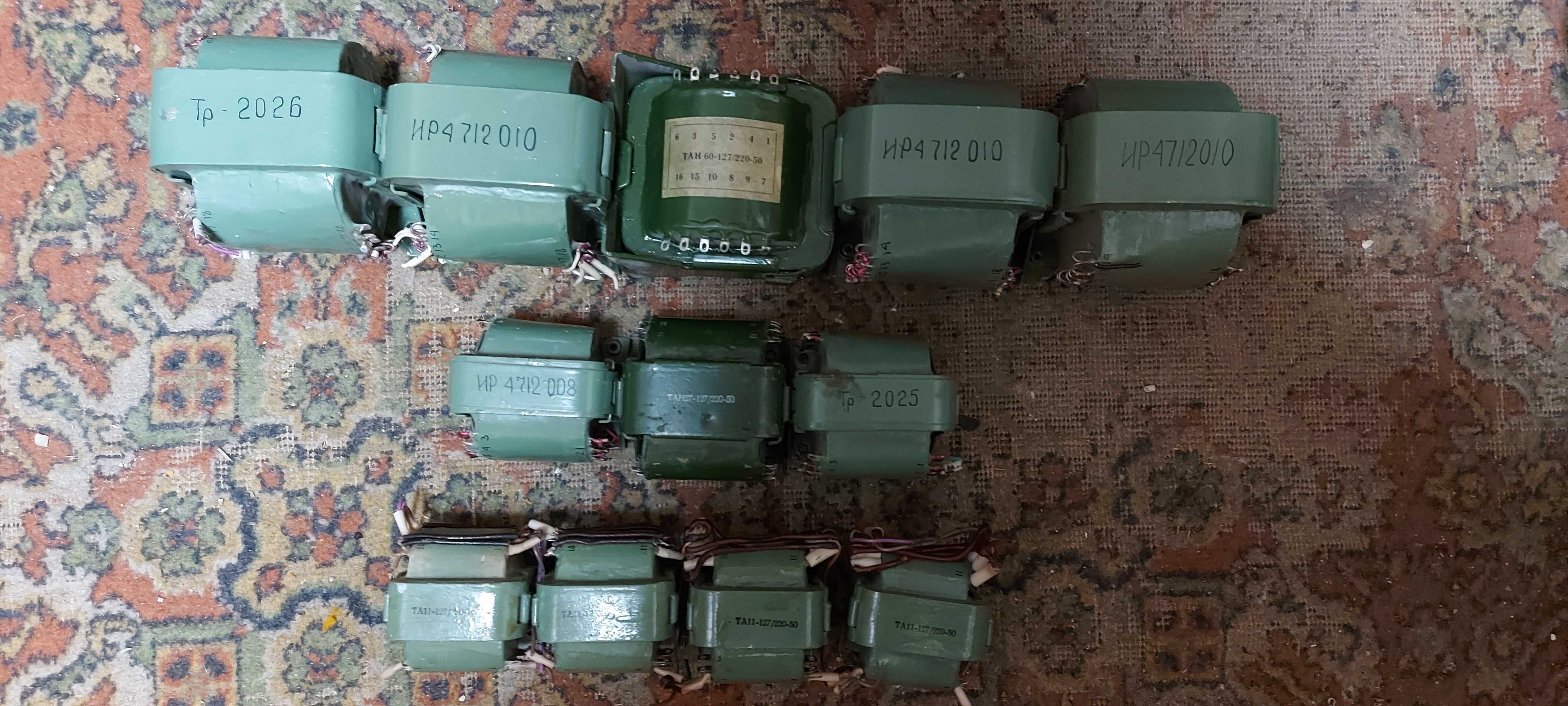 Трансформатори від радянської електронної апаратури. ТА, ТАН та інші.