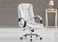 Недорого крісло біле комп’ютерне офісне Workini стілець на колесах