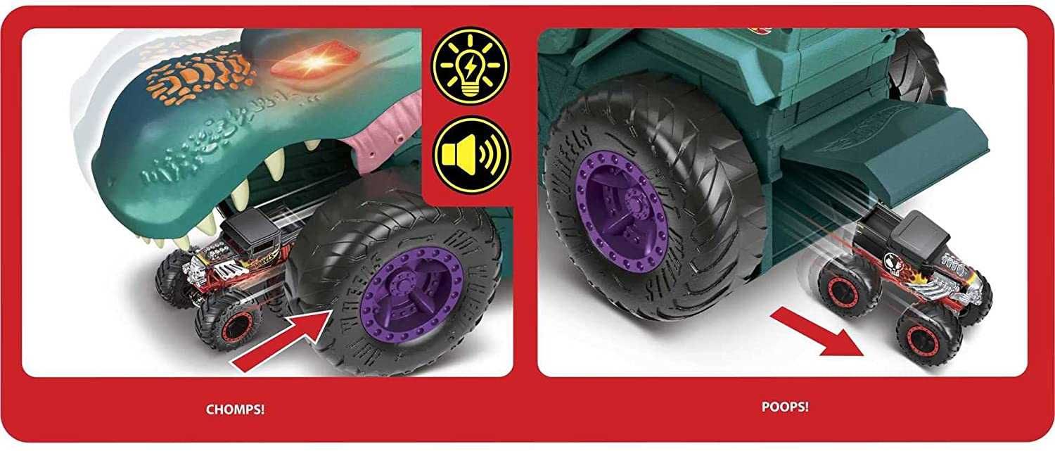 Великий Hot Wheels Monster Trucks Mega-Wrex Хижий Мега Рекс, Хотвілз