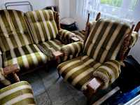 Sofa i 2 krzesła holenderskie