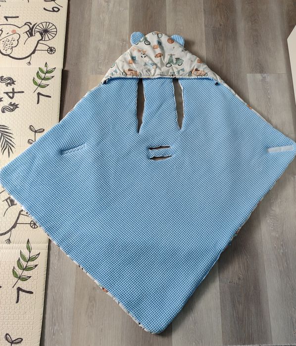 Otulacz do łupiny fotelika dla noworodka dla chłopca retro