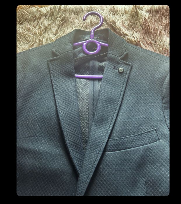 Garnitur Zara granatowo/czarny