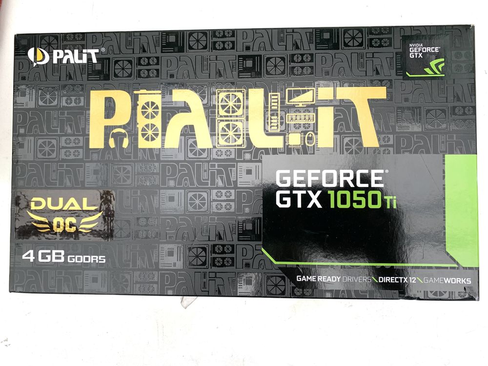 Відеокарта GTX 1050Ti Dual OC 4094M GDDR5 128Bit Palit Гарантія!