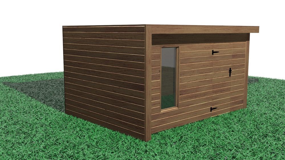 Nowoczesny Domek Narzędziowy WORKER 2x4