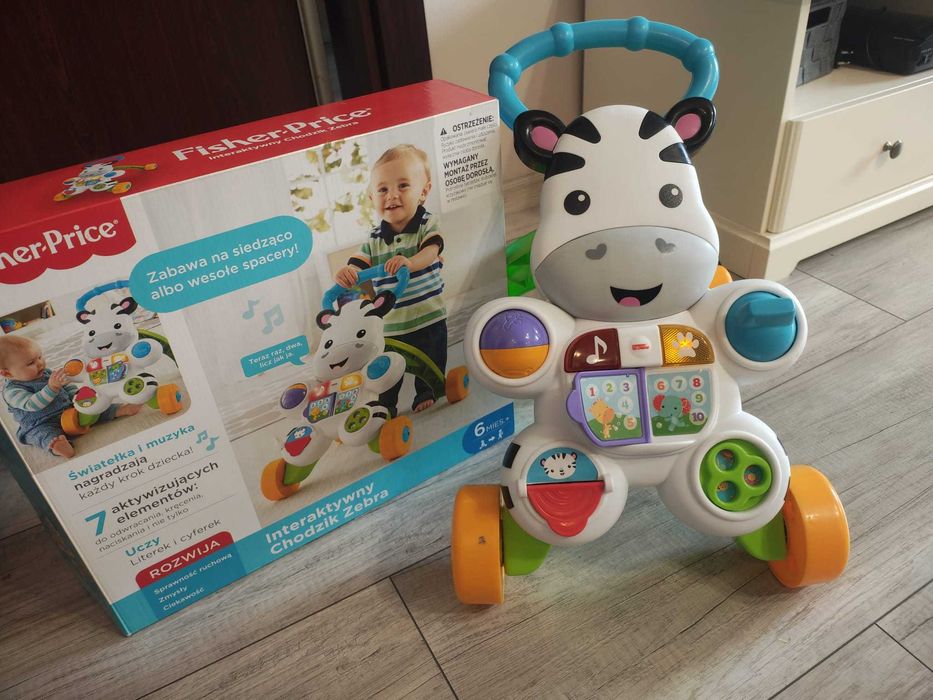 Chodzik Fisher Price Zebra