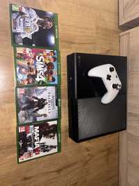 Xbox one 500 gb + pad + gry + okablowanie