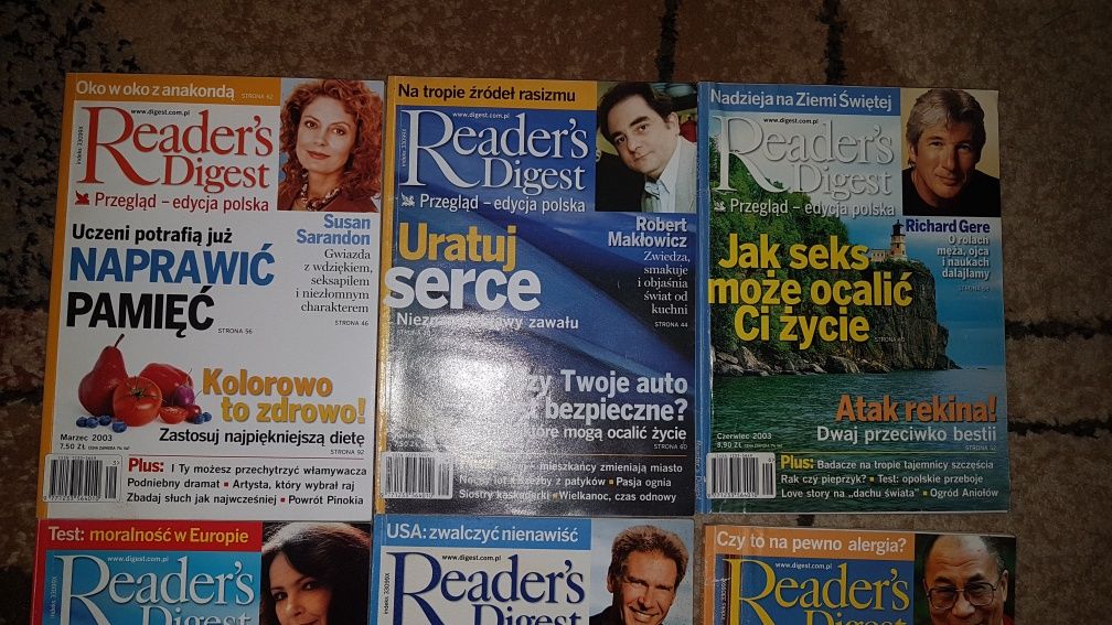 Przegląd Reader's Digest z roku 2003