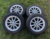 Koła BMW 16" Alufelgi5X112 ET52 7Jx16 + opony zima 205/60 R16 F45 F46