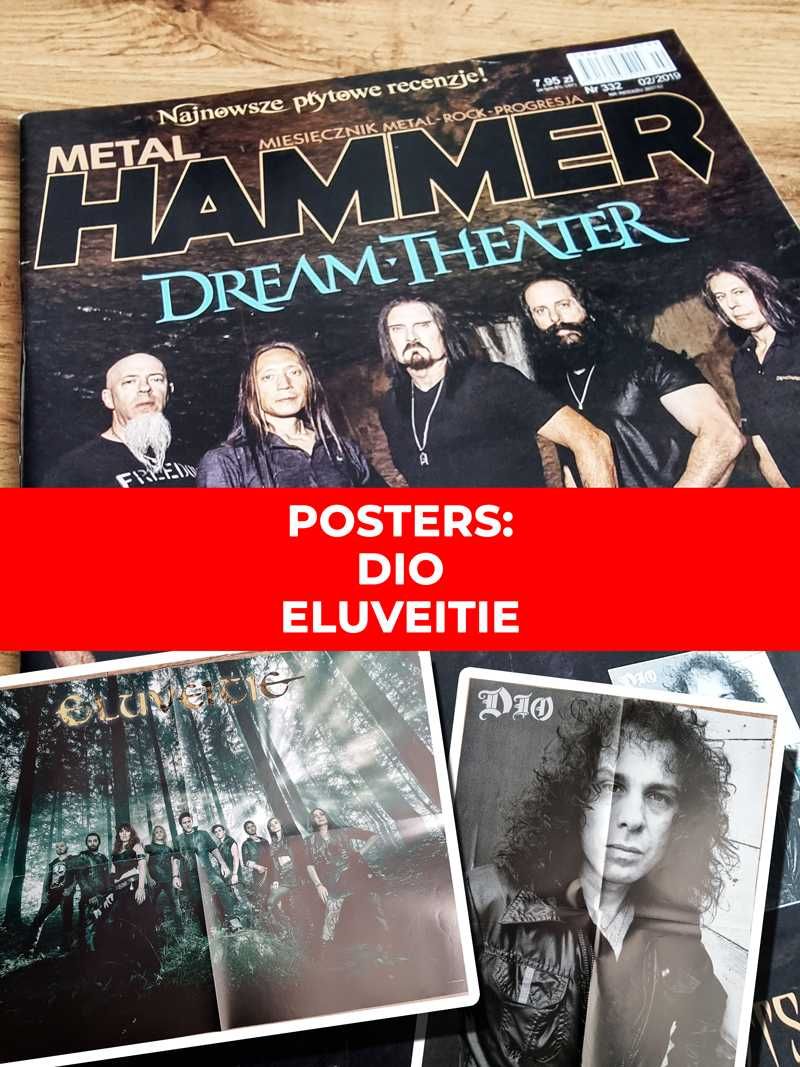 Metal Hammer 2019 - Dream Theater, Plakat: DIO, Eluveitie
