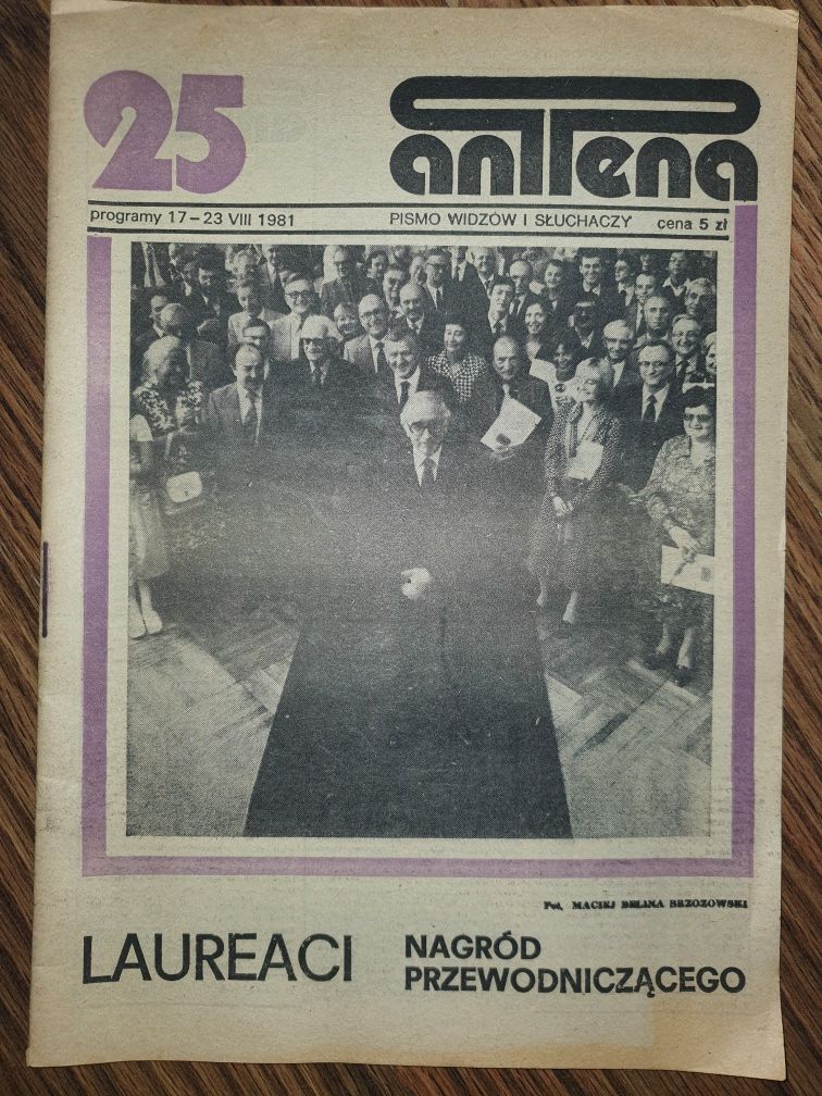 Czasopismo antena 1981