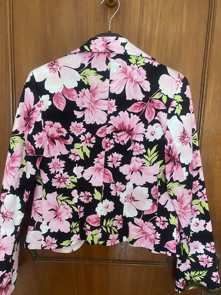 Blazer e gabardine beje