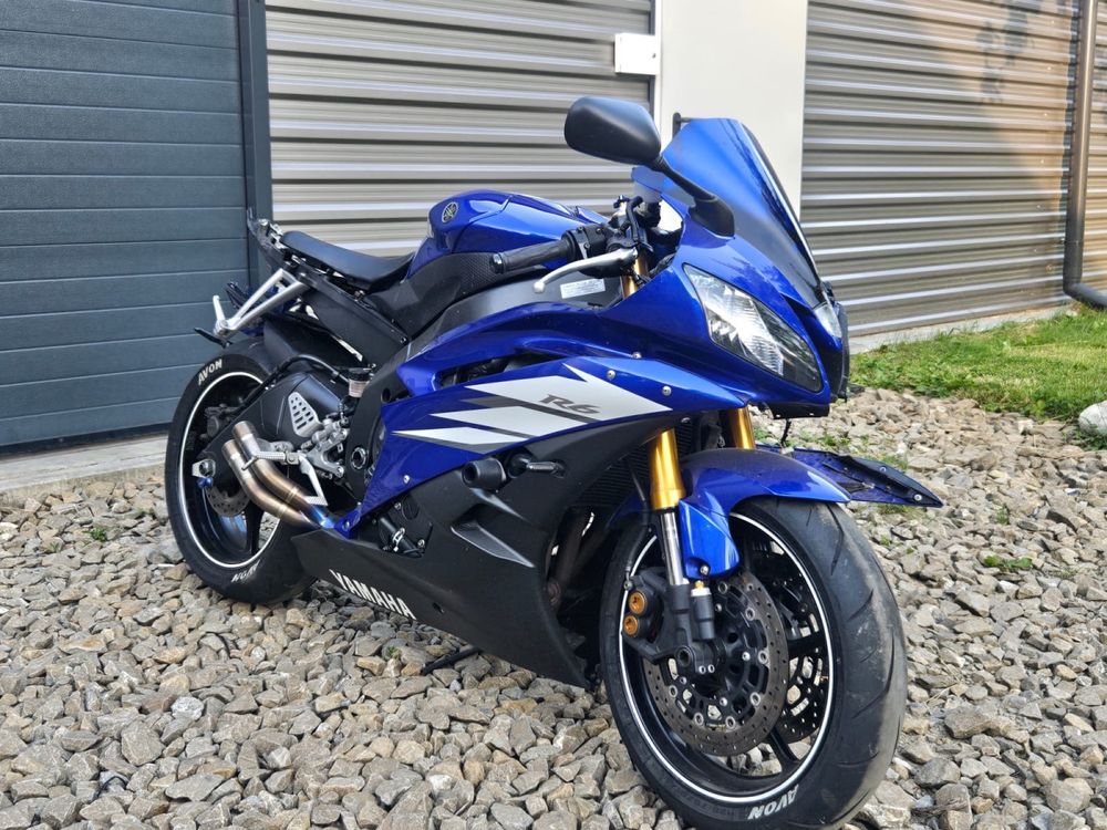 Yamaha yzf-r6 R6 rj11 Uszkodona Sprowadzony wydech mivv
