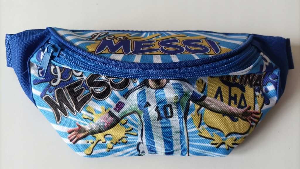 Lionel Leo Messi Argentyna saszetka nerka plus portfel Nowe komplety