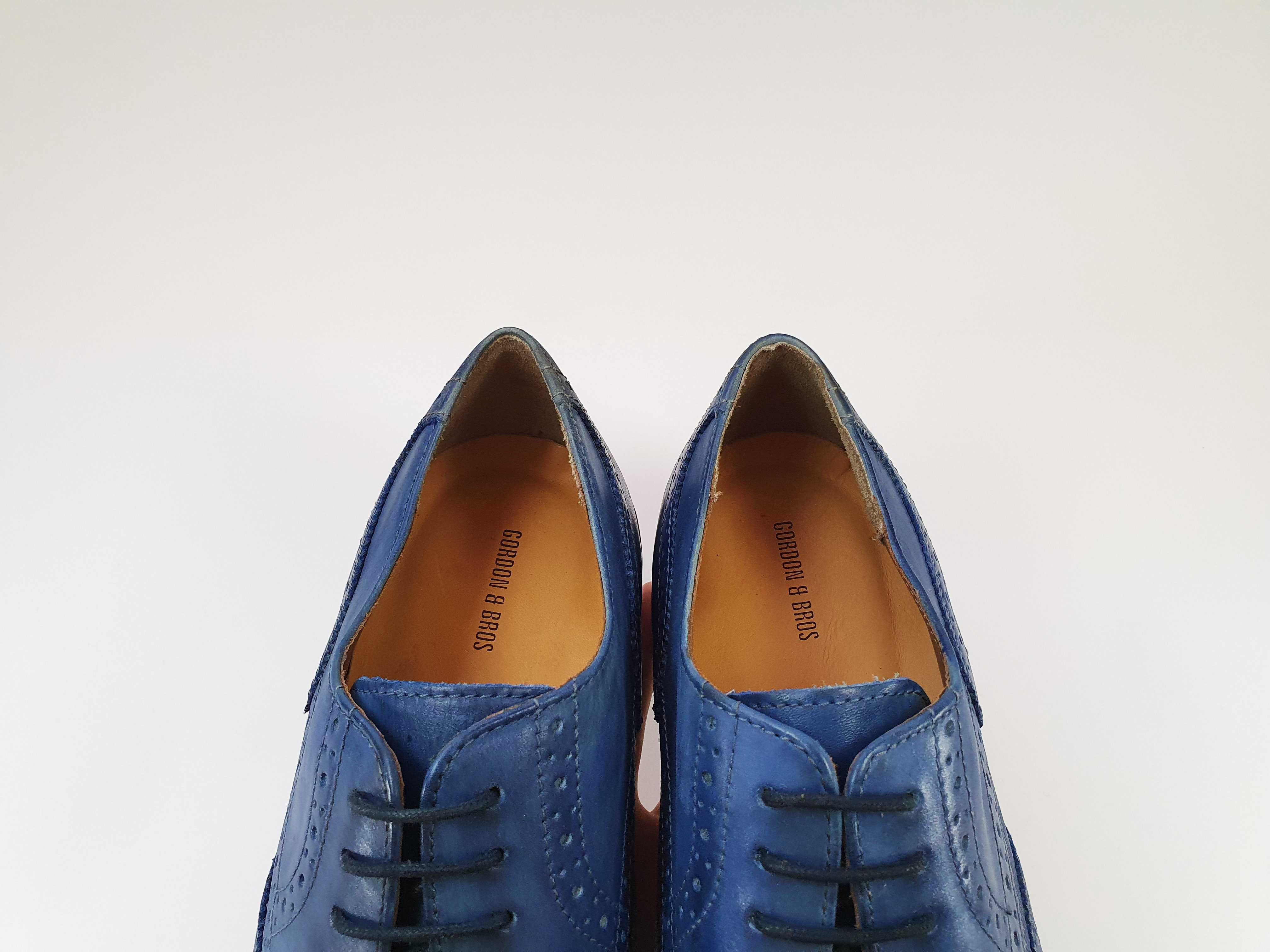 Синие мужские туфли GORDON & BROS Germany 46 47 30 см