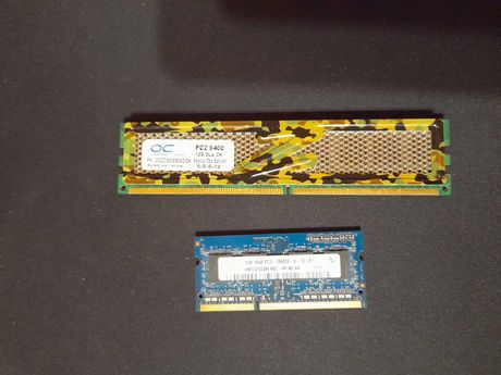 Оперативная память DDR3L 2GB Hynix / DDR2 1GB OCZ