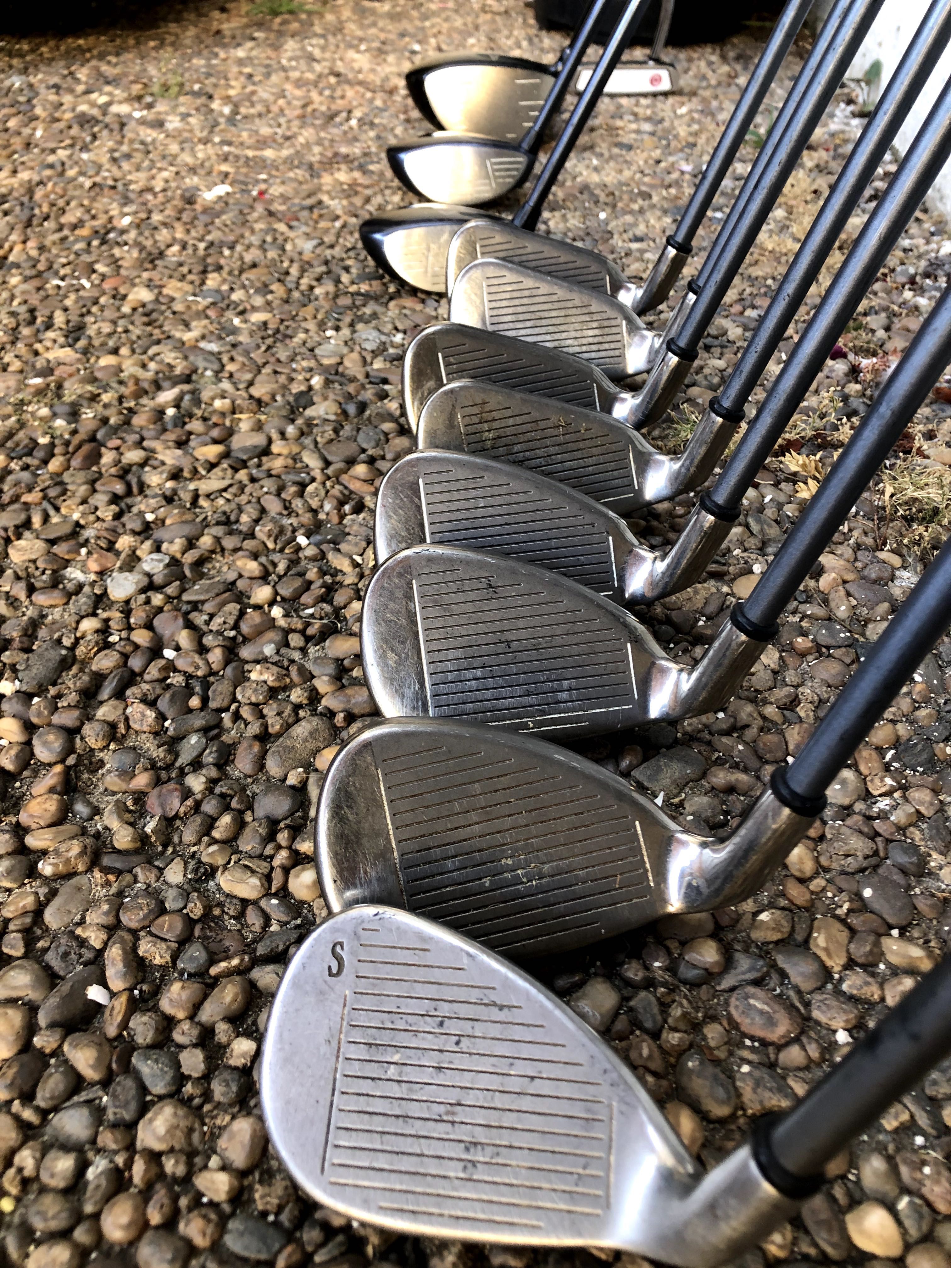 Saco de golfe com conjunto completo de tacos – Gallaway