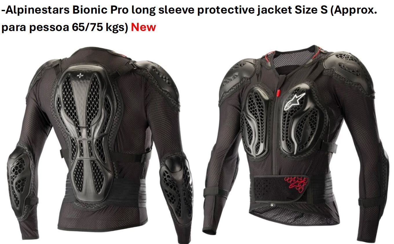 Alpinestars Bionic Pro long sleeve protective jacket Size S