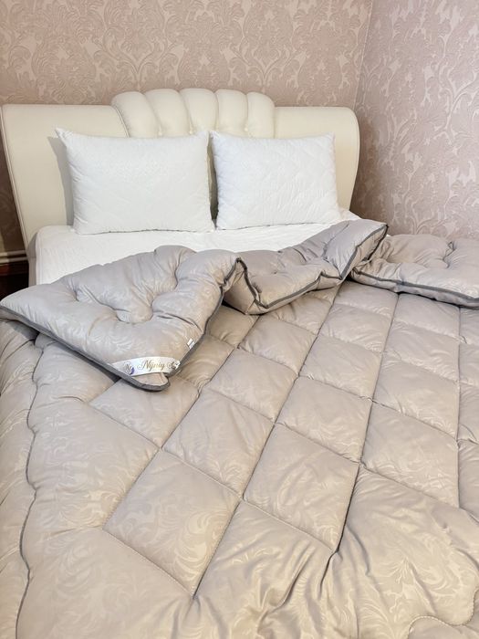 Тёплое одеяло овчина полуторное односпальное тепла ковдра вовна 150x21