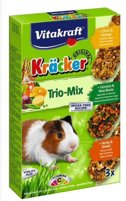 Vitakraft kracker 3szt mix DLA świnki morskiej