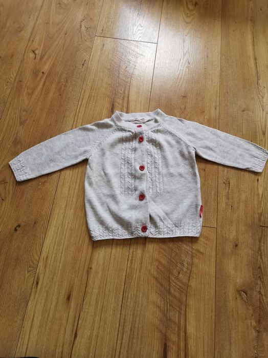 Sweter beżowy na guziki 80